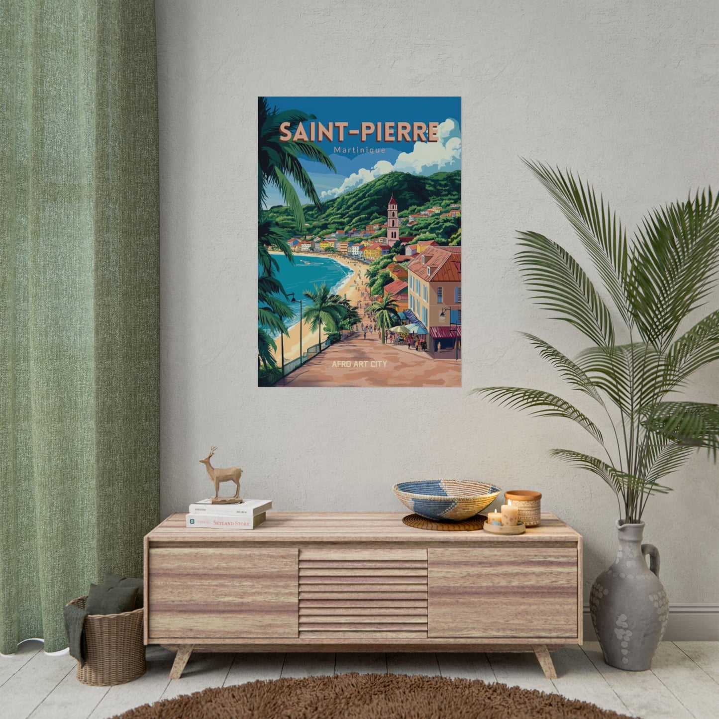 Martinique - Saint-Pierre ｜ Poster