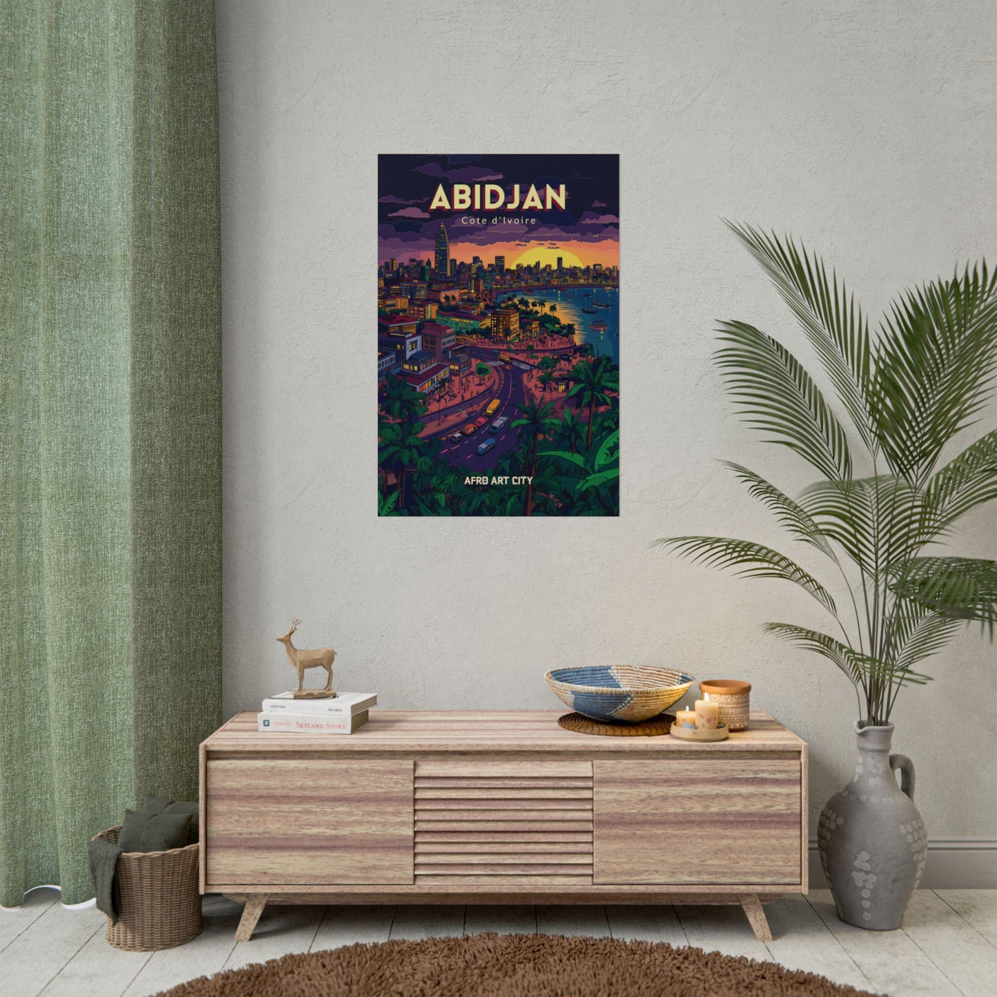 🇨🇮 Cote d'Ivoire - Abidjan ｜ Poster