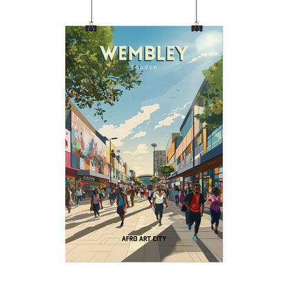 🇬🇧 United Kingdom - Wembley ｜ Poster