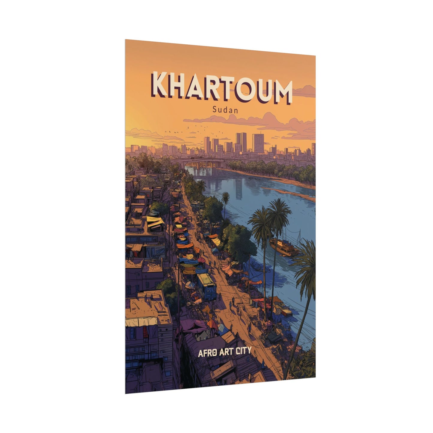 Sudan - Khartoum ｜ Poster