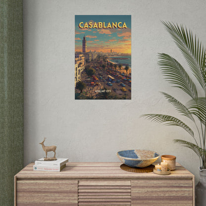 Morocco - Casablanca ｜ Poster