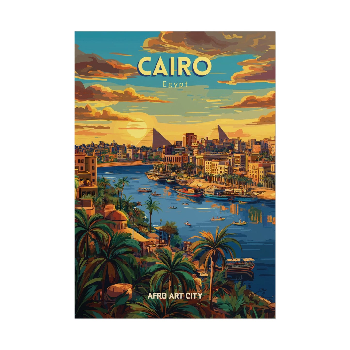 🇪🇬 Egypt - Cairo ｜ Poster
