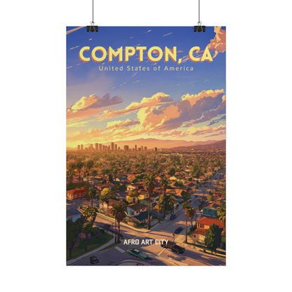 🇺🇸 United States - Compton, CA ｜ Poster