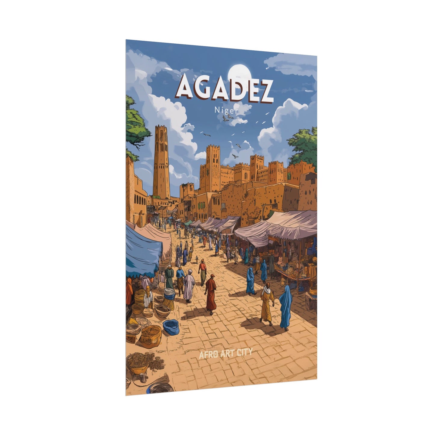 Niger - Agadez ｜ Poster