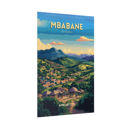 🇸🇿 Eswatini - Mbabane ｜ Poster