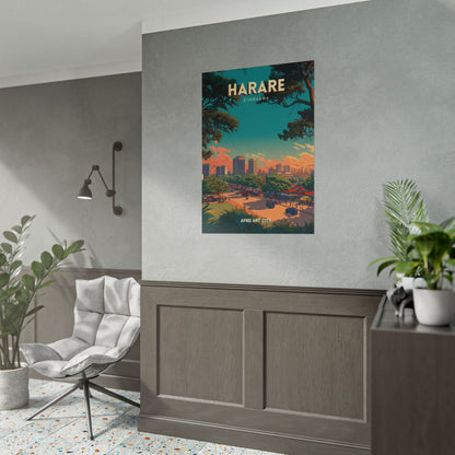 Zimbabwe - Harare ｜ Poster