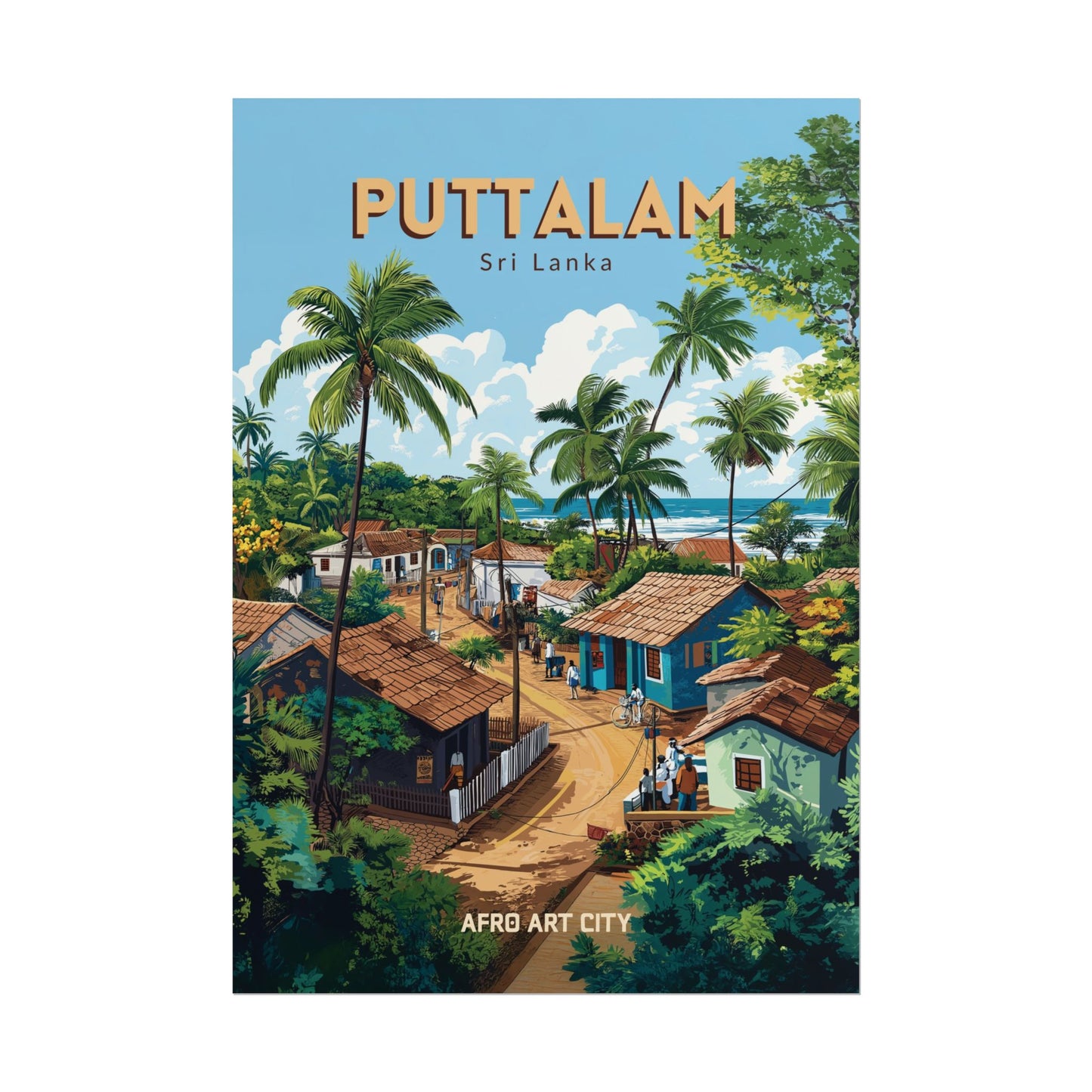 🇱🇰 Sri Lanka - Puttalam ｜ Poster