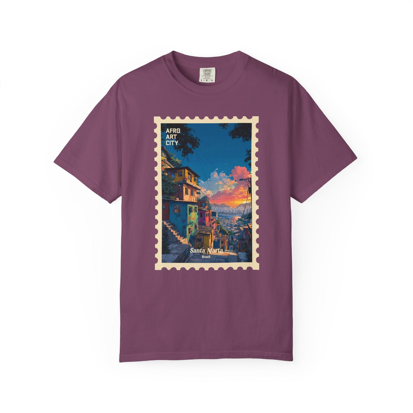 Brazil - Rio de Janeiro, Santa Marta | Postcards Travel T-Shirt