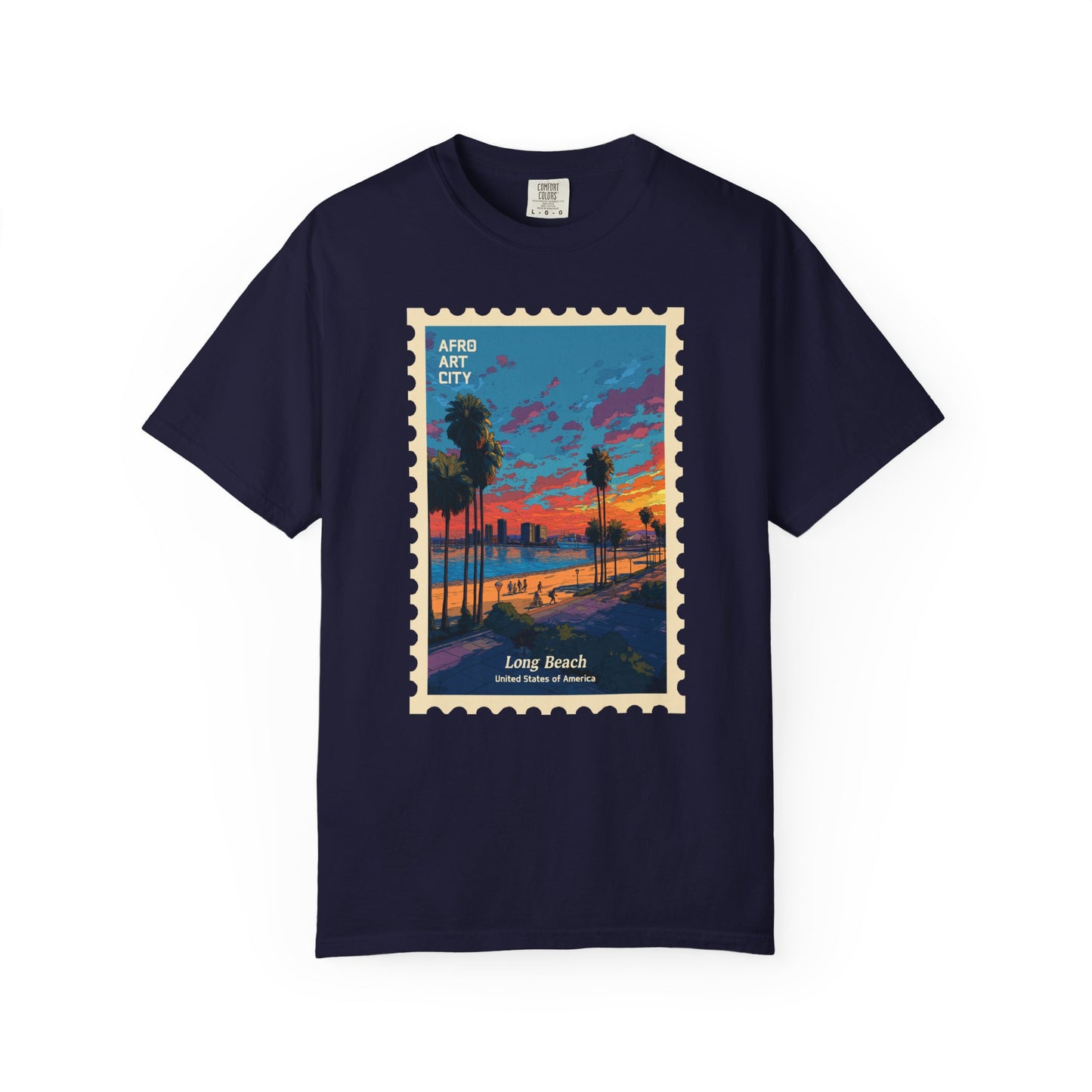 United States - California, Long Beach | Postcards Travel T-Shirt