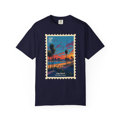 United States - California, Long Beach | Postcards Travel T-Shirt