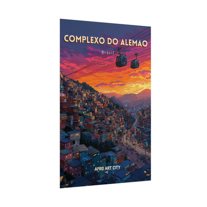 Brazil - Rio de Janeiro, Complexo do Alemao ｜ Poster