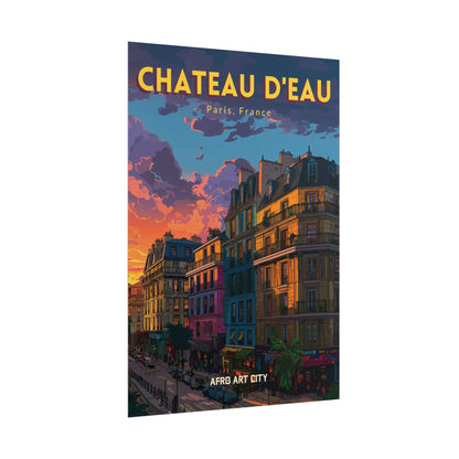 🇫🇷 Château d'Eau, Paris - France ｜ Poster