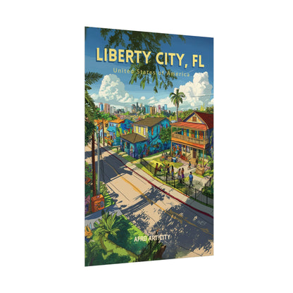 🇺🇸 United States - Liberty City, FL ｜ Poster