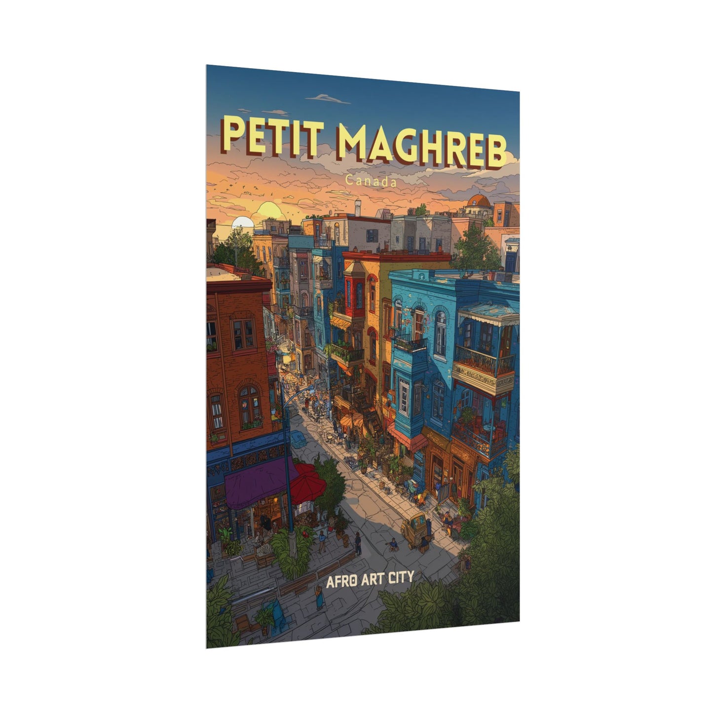 Canada - Quebec, Montreal, Petit Maghreb｜Poster