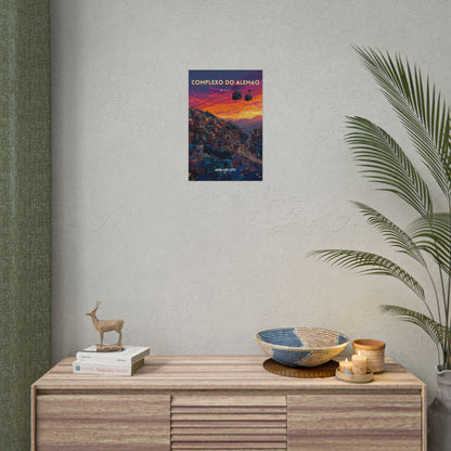 Brazil - Rio de Janeiro, Complexo do Alemao ｜ Poster