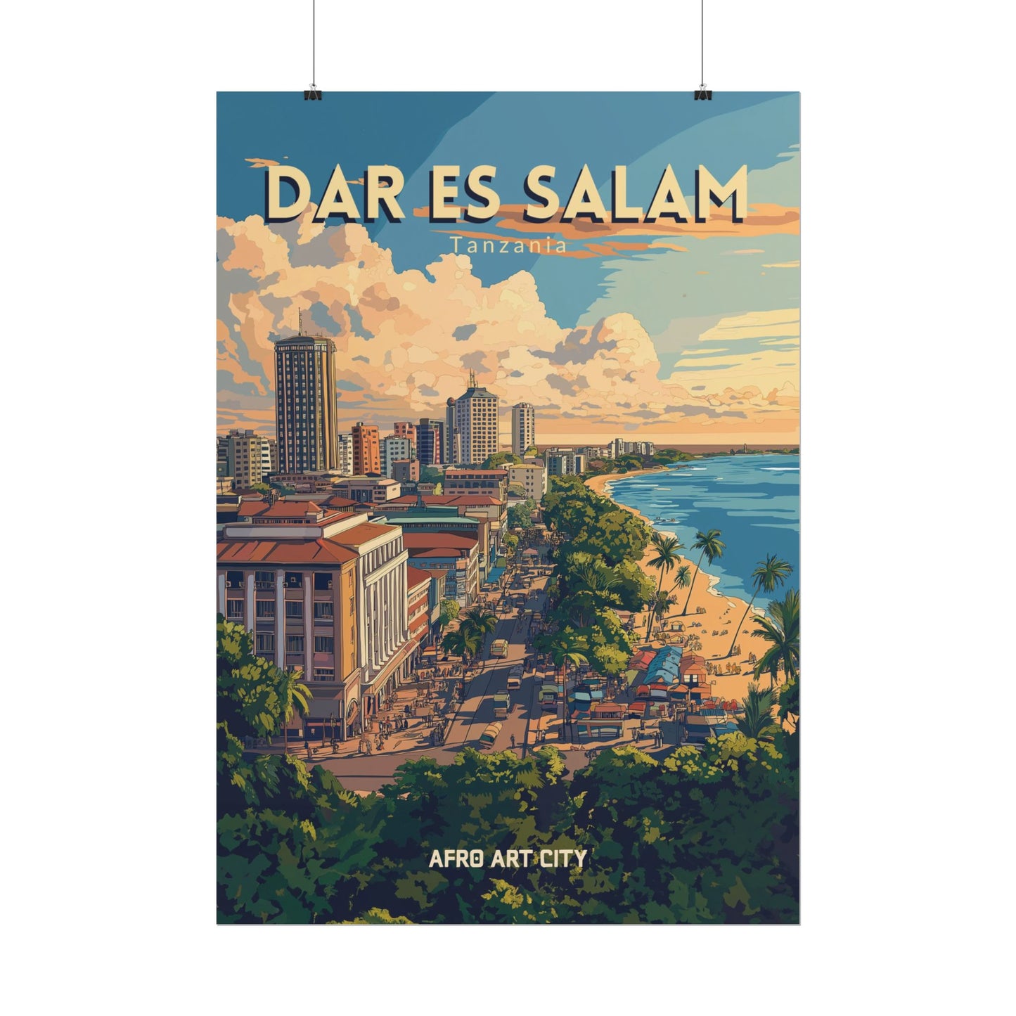 Tanzania - Dar es Salam ｜ Poster