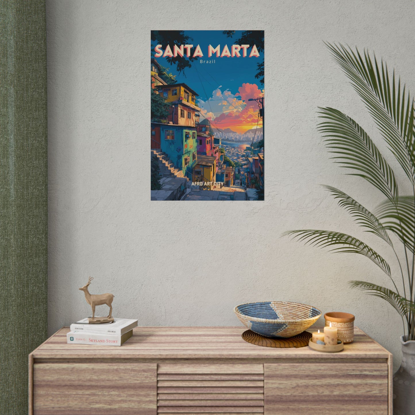 Brazil - Rio de Janeiro, Santa Marta｜Poster