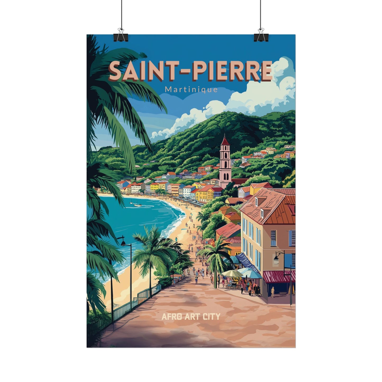 Martinique - Saint-Pierre ｜ Poster