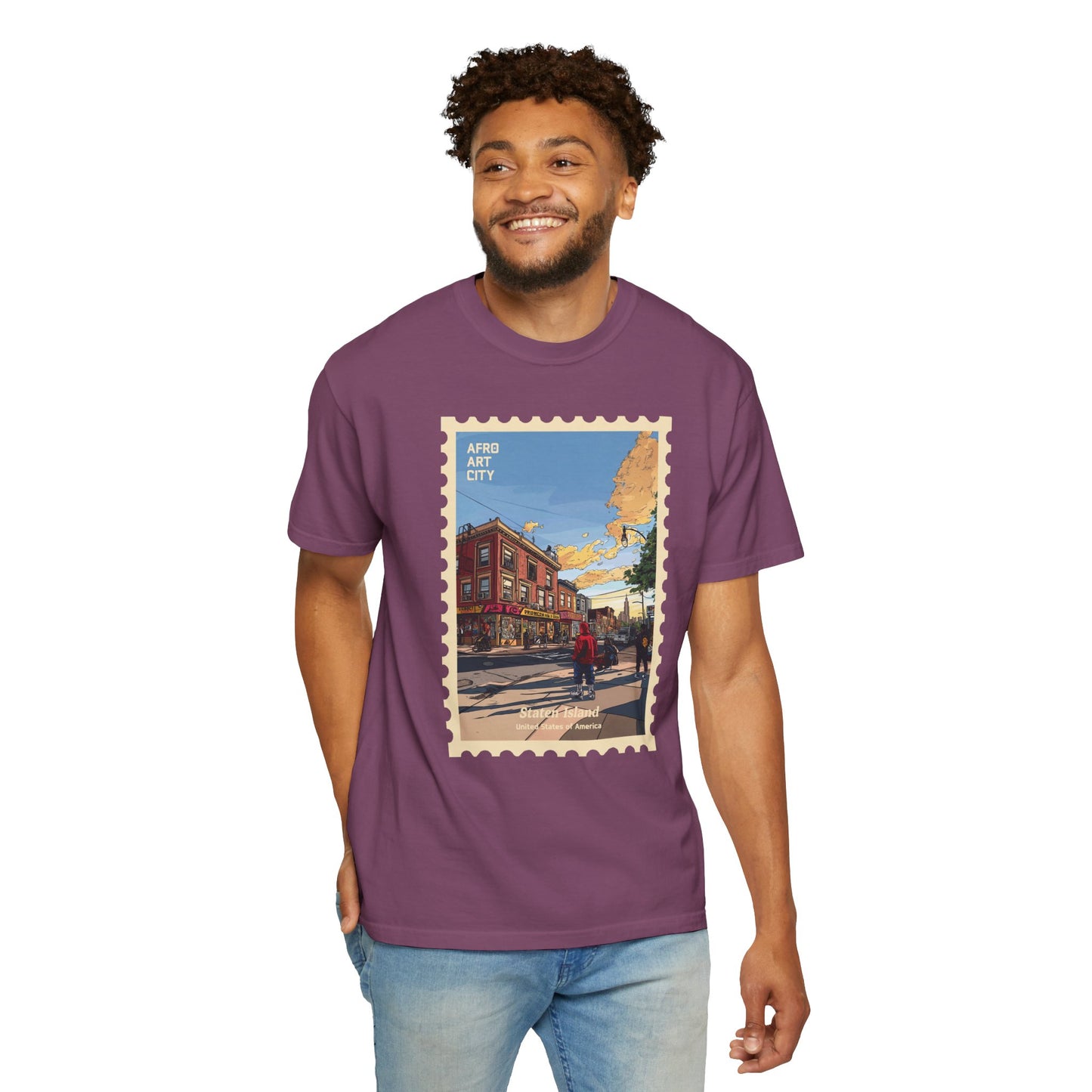 United States - New York, Staten Island | Postcards Travel T-Shirt