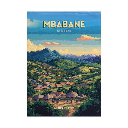 🇸🇿 Eswatini - Mbabane ｜ Poster