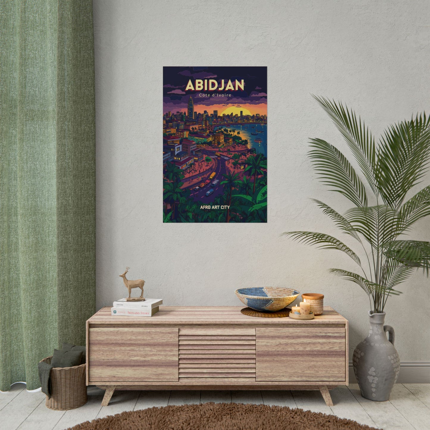 🇨🇮 Cote d'Ivoire - Abidjan ｜ Poster