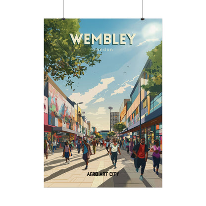 🇬🇧 United Kingdom - Wembley ｜ Poster