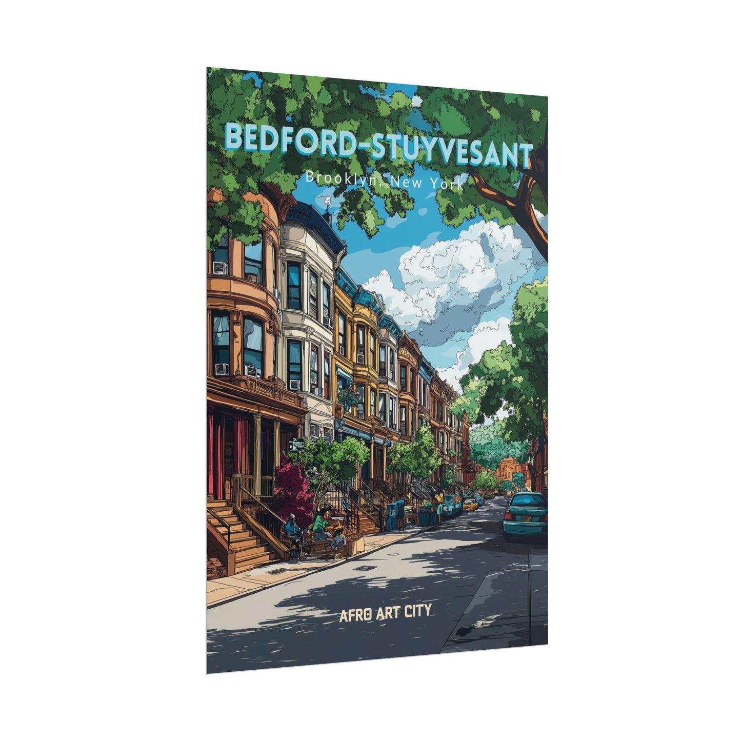 United States of America - Bedford-Stuyvesant, NY ｜ Poster