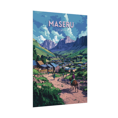 🇱🇸 Lesotho - Maseru ｜ Poster