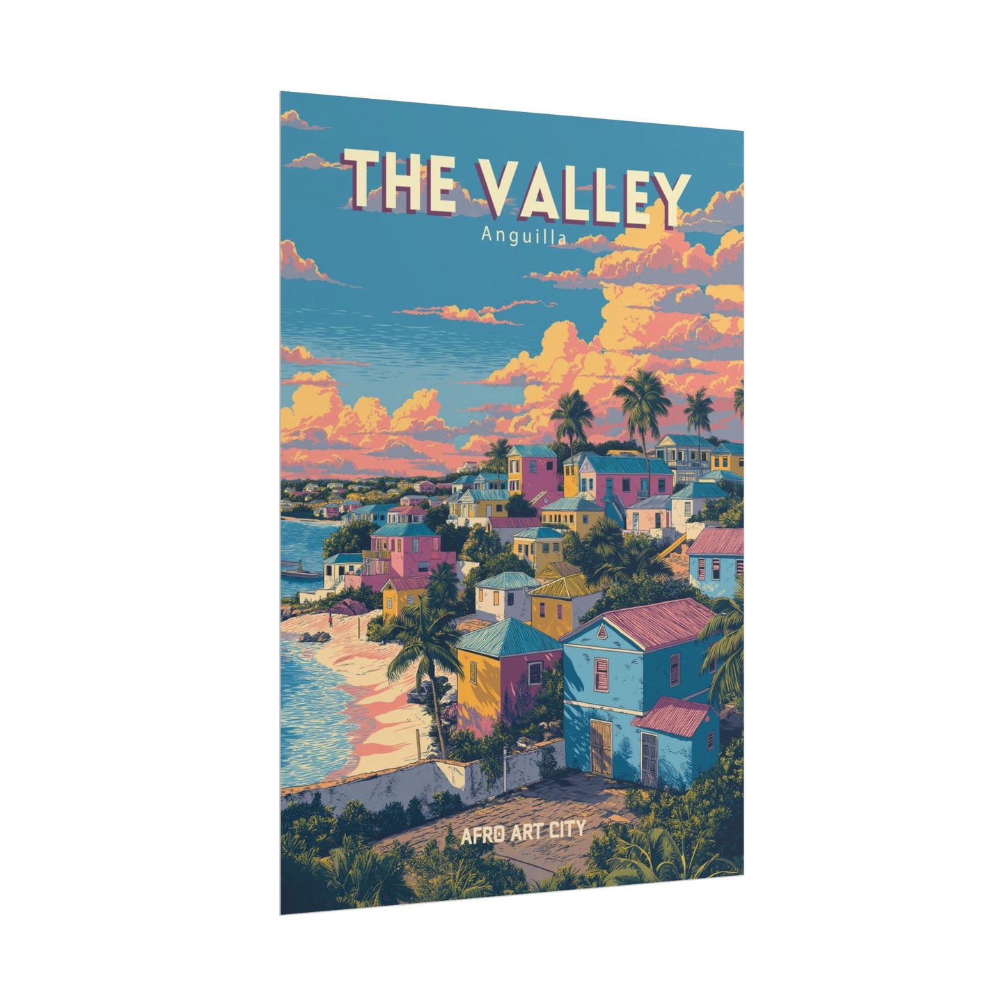 Anguilla - The Valley｜Poster