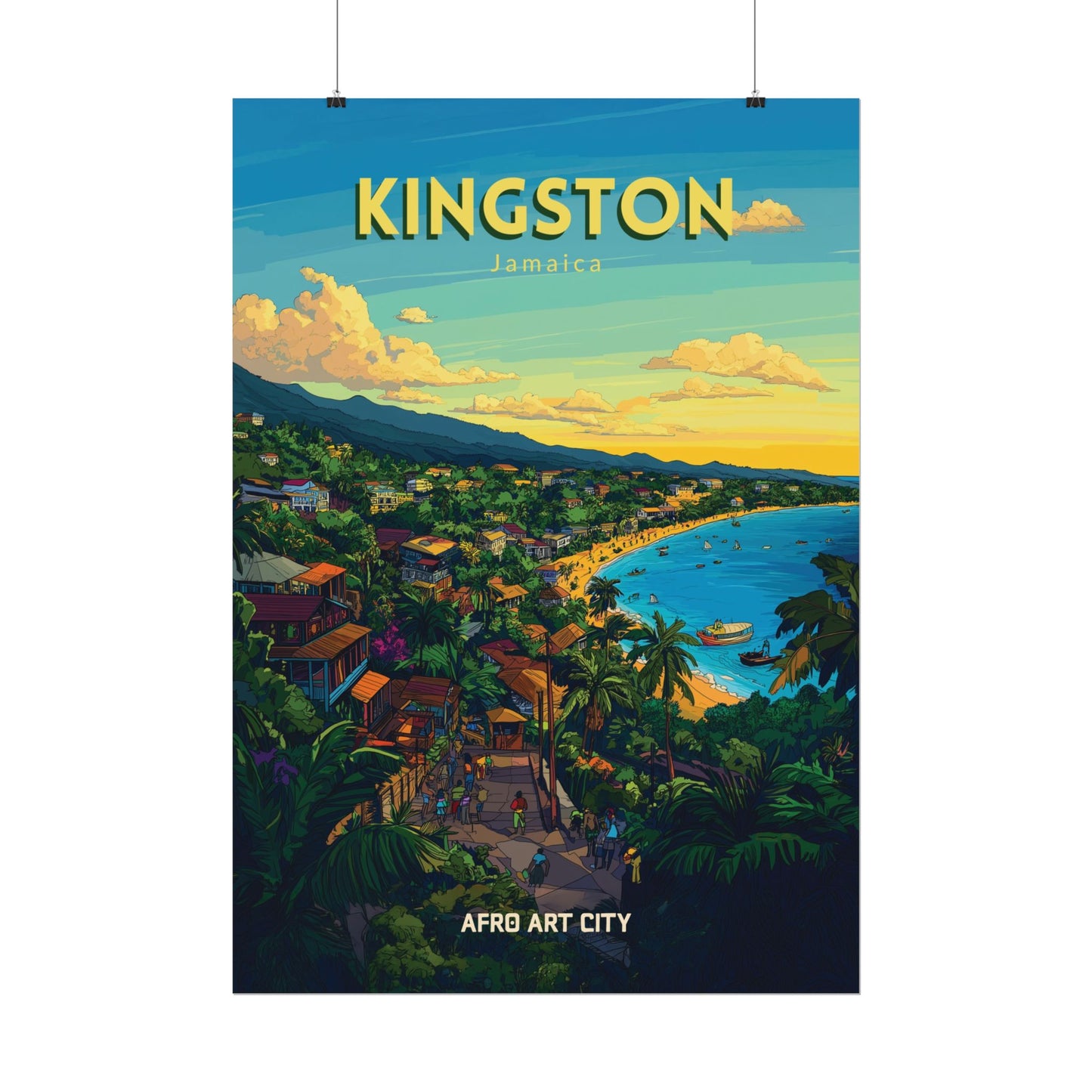 🇯🇲 Jamaica - Kingston ｜ Poster