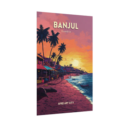 🇬🇲 Gambia - Banjul ｜ Poster