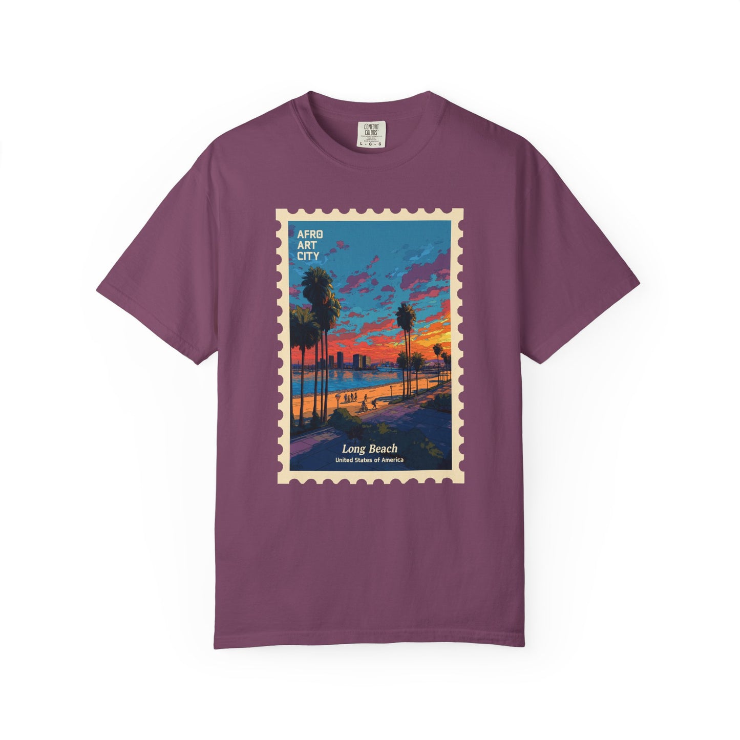 United States - California, Long Beach | Postcards Travel T-Shirt