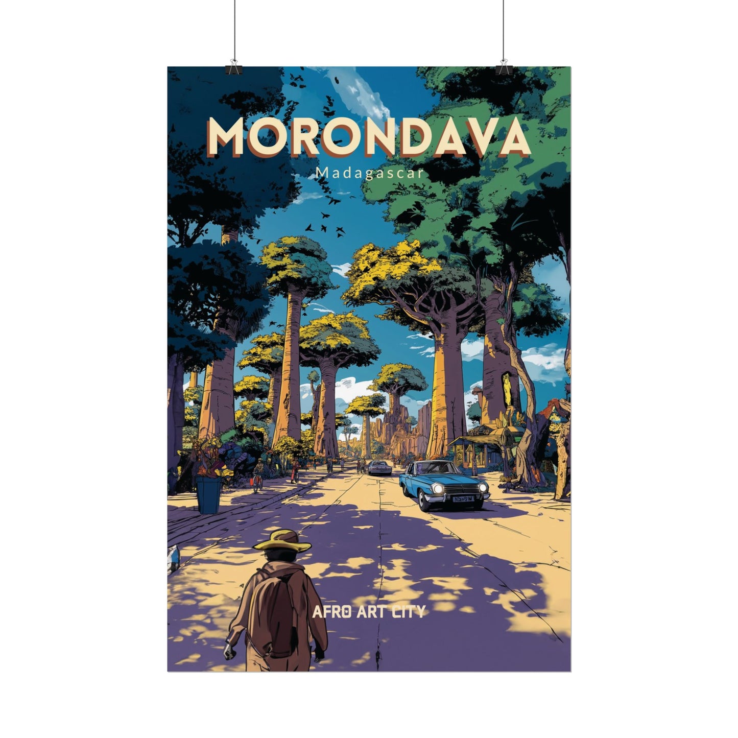 🇲🇬 Madagascar - Morondava｜Poster