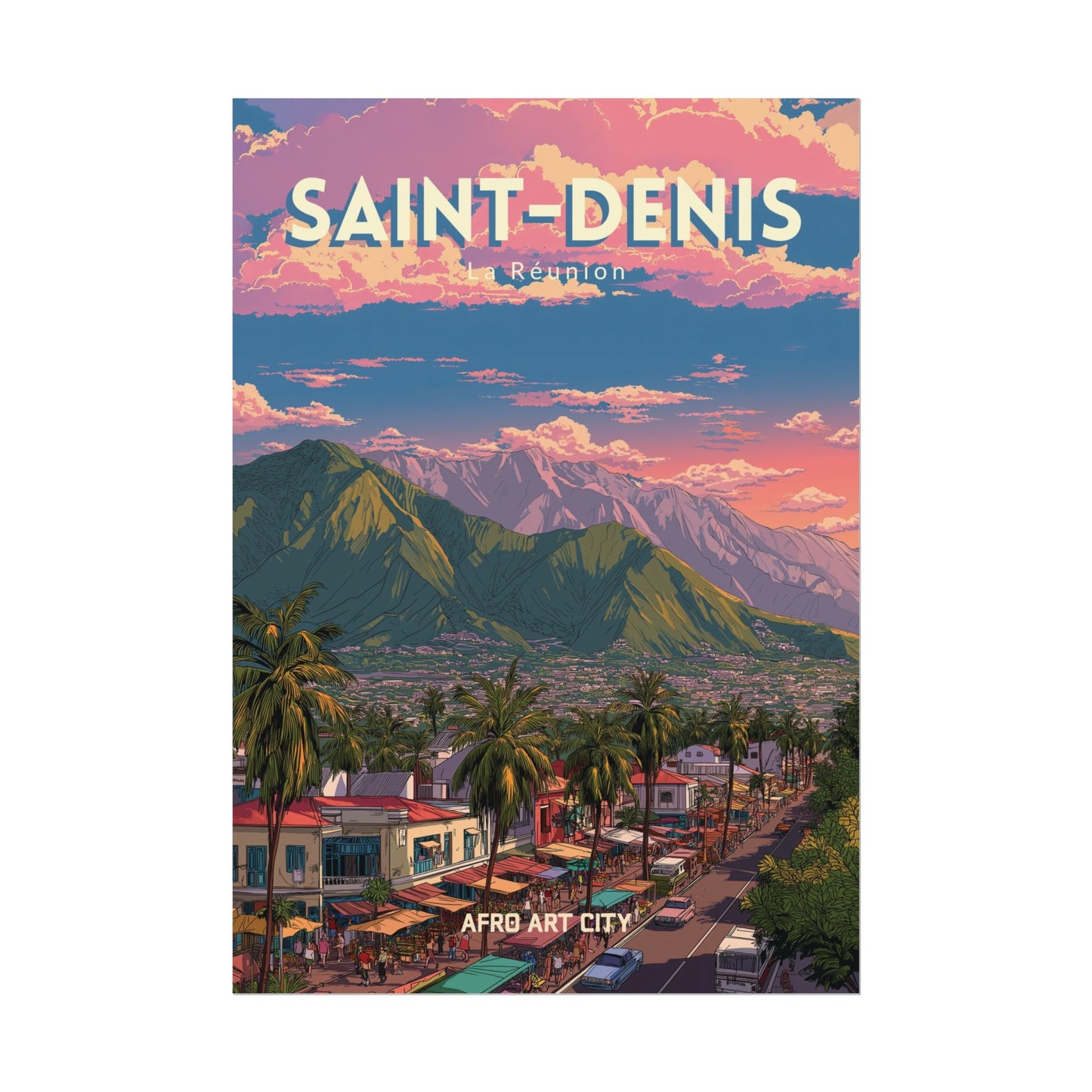 La Réunion - Saint-Denis｜Poster