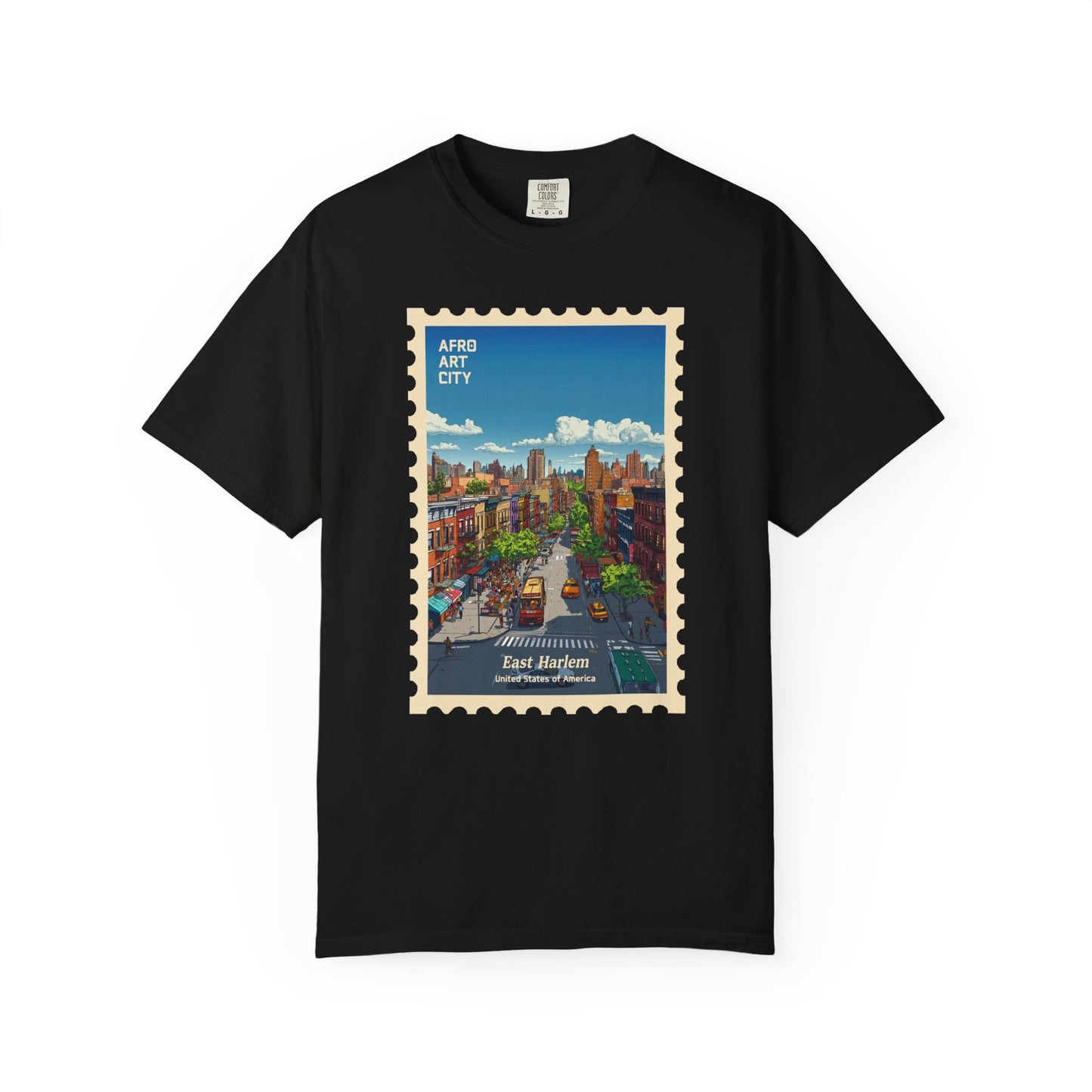 United States - New York, East Harlem | Postcards Travel T-Shirt