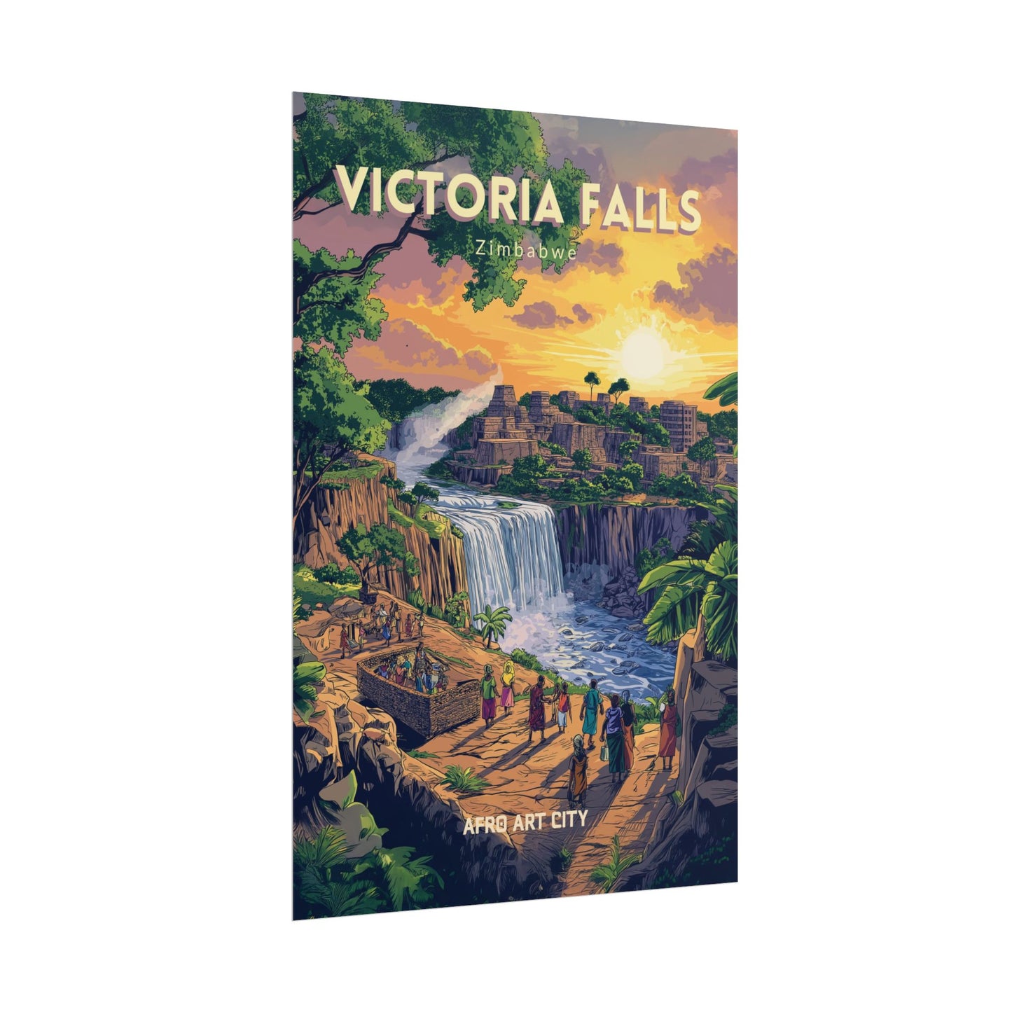 Zimbabwe - Victoria falls ｜ Poster