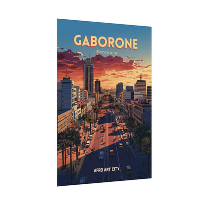 🇧🇼 Botswana - Gaborone ｜ Poster