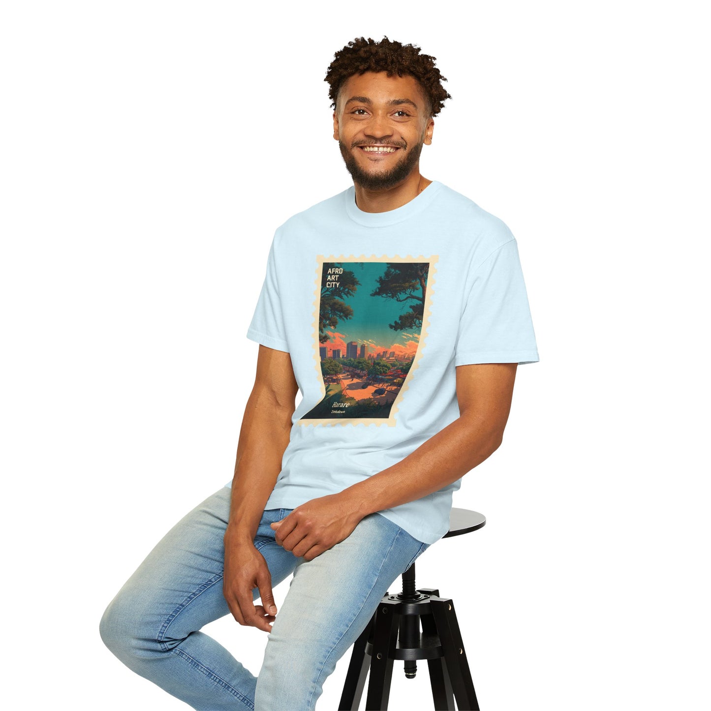 Zimbabwe - Harare | Postcards Travel T-Shirt