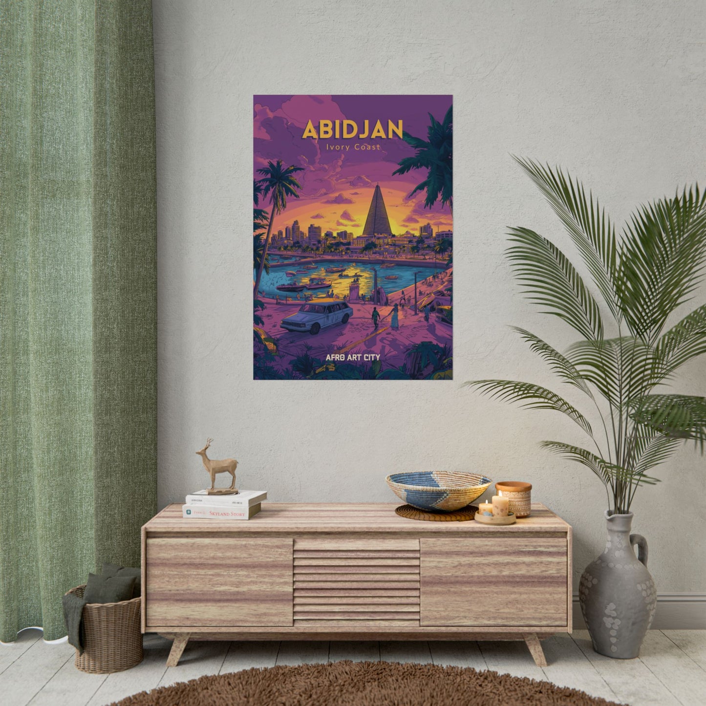 🇨🇮 Cote d'Ivoire - Abidjan - Ivory Coast｜ Poster