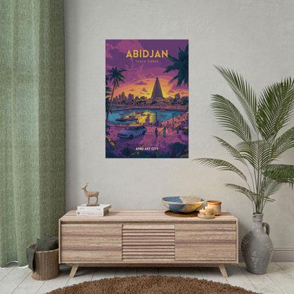 🇨🇮 Cote d'Ivoire - Abidjan - Ivory Coast｜ Poster