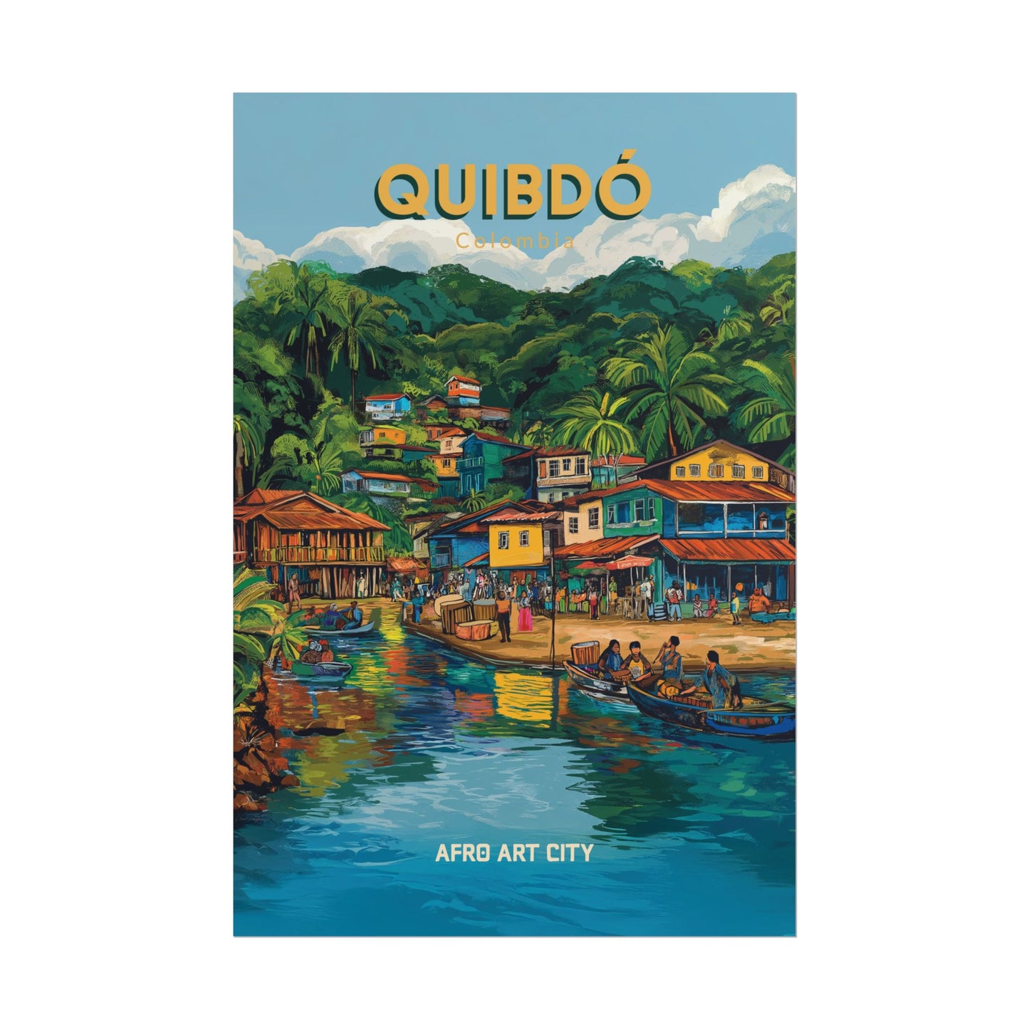 🇨🇴 Colombia - Quibdó ｜ Poster