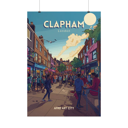 🇬🇧 United Kingdom - Clapham ｜ Poster
