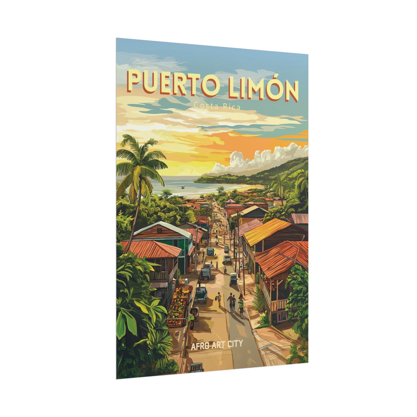 🇨🇷 Puerto Limón - Costa Rica ｜ Poster
