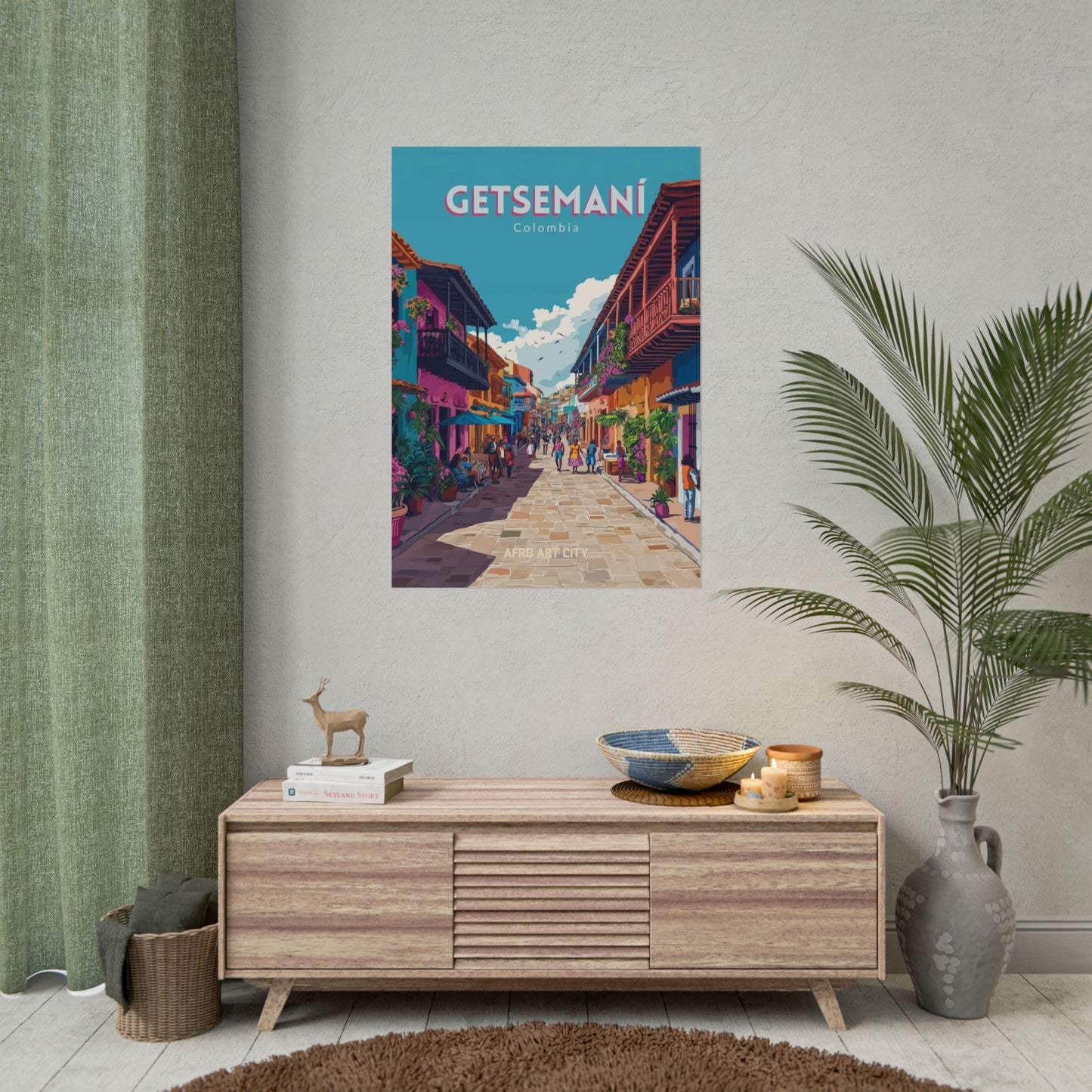 🇨🇴 Colombia - Getsemaní, Cartagena ｜ Poster