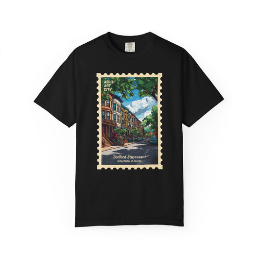 United States - New York - Bedford-Stuyvesant | Postcards Travel T-Shirt