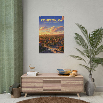 🇺🇸 United States - Compton, CA ｜ Poster