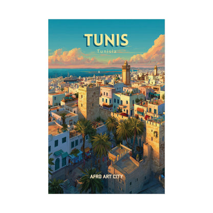 🇹🇳 Tunisia - Tunis ｜ Poster