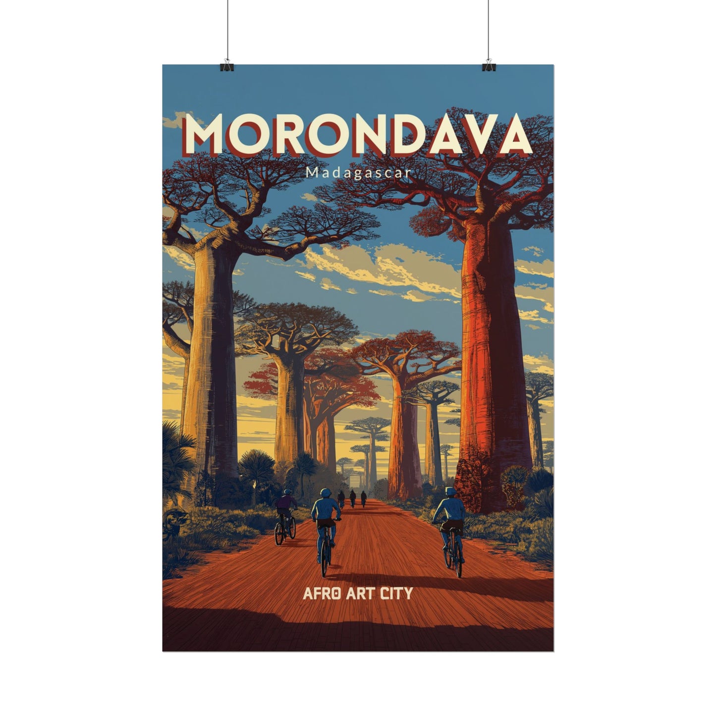 🇲🇬 Madagascar - Morondava｜Poster