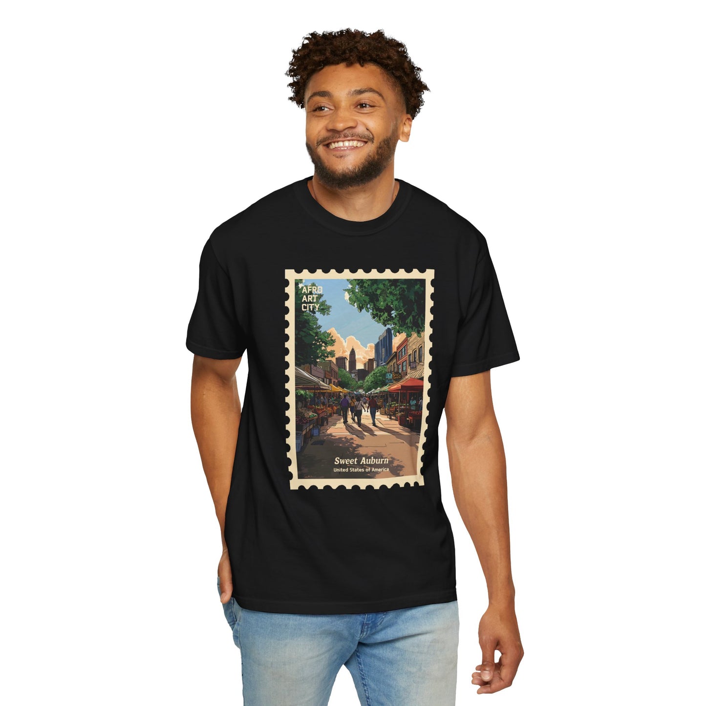 United States - Georgia, Sweet Auburn | Postcards Travel T-Shirt