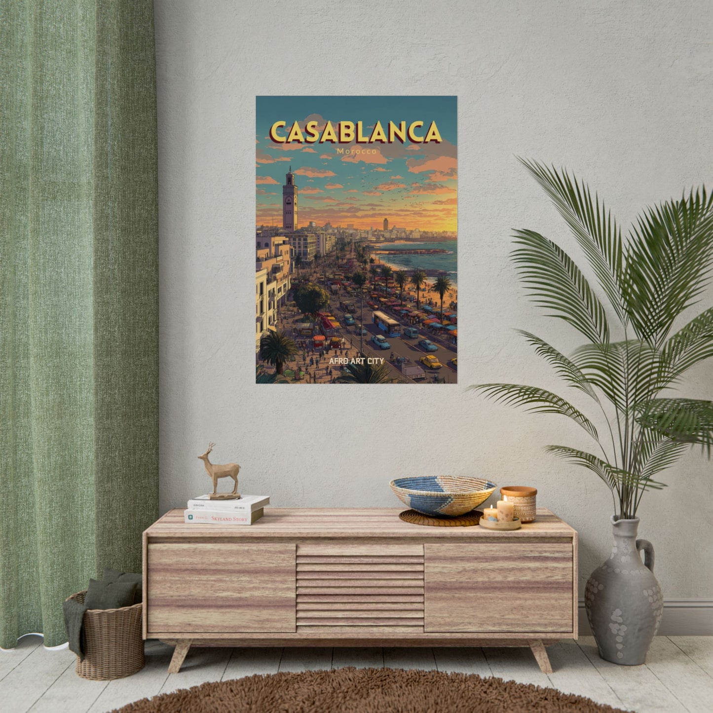 🇲🇦 Casablanca - Maroc ｜ Affiche